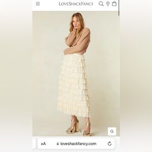 Loveshackfancy Dover Skirt